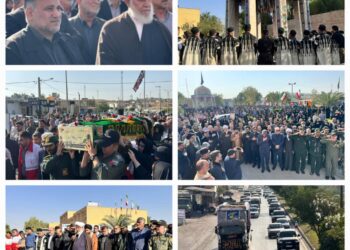 مردم مسجدسلیمان با شکوهی تاریخی، شهید گمنام را بدرقه کردند