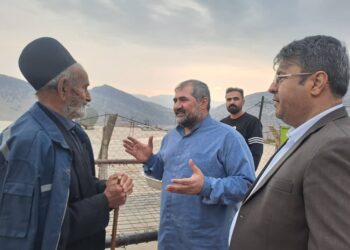 بازدید مسئولان دفتر نماینده اندیکا از پروژه‌های عمرانی بخش چلو