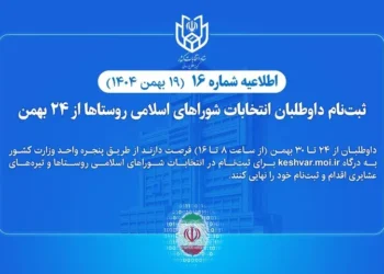 ثبتنام داوطلبان انتخابات شوراهای اسلامی روستاها از ۲۴ بهمن ثبتنام داوطلبان انتخابات شوراهای اسلامی روستاها از ۲۴ بهمن