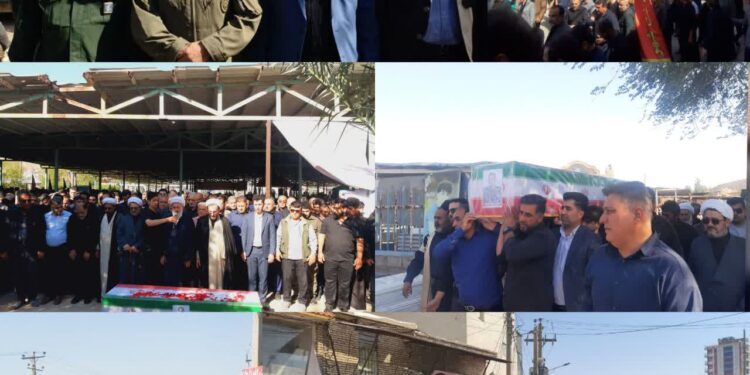تشییع باشکوه دو شهید گرانقدر جنگ رمضان در مسجدسلیمان تشییع باشکوه دو شهید گرانقدر جنگ رمضان در مسجدسلیمان