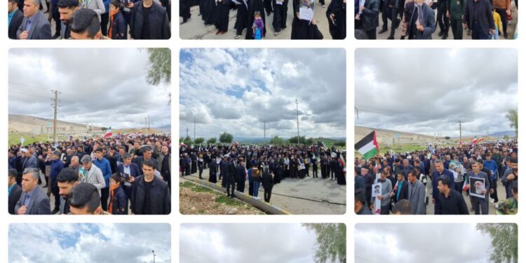 وحدت و همبستگی اندیکا در راهپیمایی روز قدس به نمایش گذاشته شد”