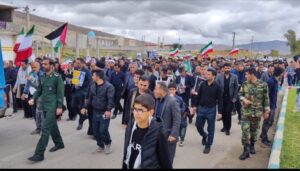 وحدت و همبستگی اندیکا در راهپیمایی روز قدس به نمایش گذاشته شد”
