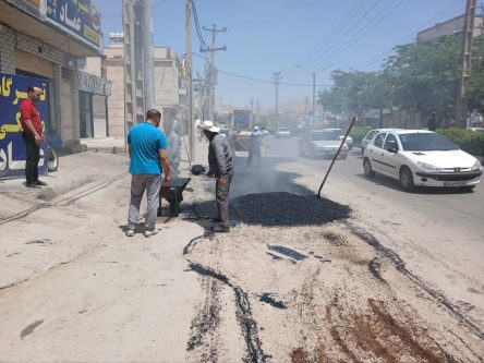 آسفالت نوار حفاری مسیر اصلی باشگاه مرکزی به سرکورهها آسفالت نوار حفاری مسیر اصلی باشگاه مرکزی به سرکورهها