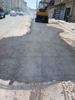آسفالت نوار حفاری مسیر اصلی باشگاه مرکزی به سرکورهها آسفالت نوار حفاری مسیر اصلی باشگاه مرکزی به سرکورهها