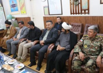 تجلیل شهردار و مسئولین شهرستان مسجدسلیمان از فرماندهان ارتش