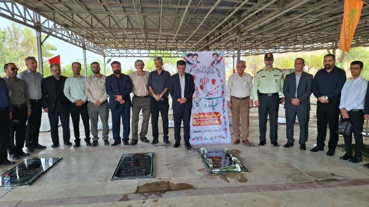 همزمان با ۱۷ مرداد روز خبرنگار تجلیل از مقام شهدای رسانه در مسجدسلیمان