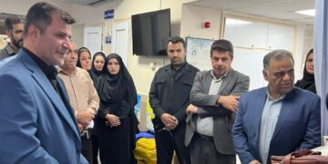 بازدید مشترک فرماندار مسجدسلیمان و مدیر درمان تأمین اجتماعی خوزستان از بیمارستان شفا با هدف پیگیری مشکلات درمانی