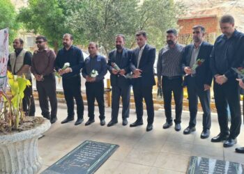 همزمان با ۱۷ مرداد روز خبرنگار تجلیل از مقام شهدای رسانه در مسجدسلیمان