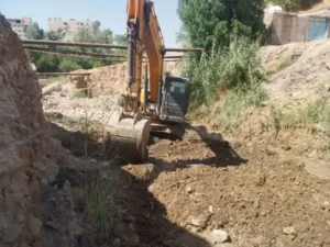 تپه رانشی نفتون ایمن سازی شد