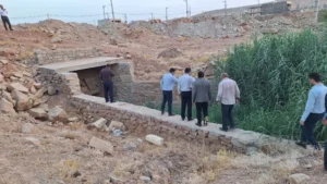 بازدید میدانی فرماندار مسجدسلیمان از مسیل ها و نقاط پر خطر در آستانه بارش های احتمالی