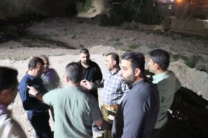 بازدید شبانه شهردار مسجدسلیمان از نقاط بحرانی و حادثه‌خیز شهر در آستانه بارندگی