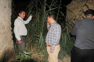 بازدید شبانه شهردار مسجدسلیمان از نقاط بحرانی و حادثه‌خیز شهر در آستانه بارندگی
